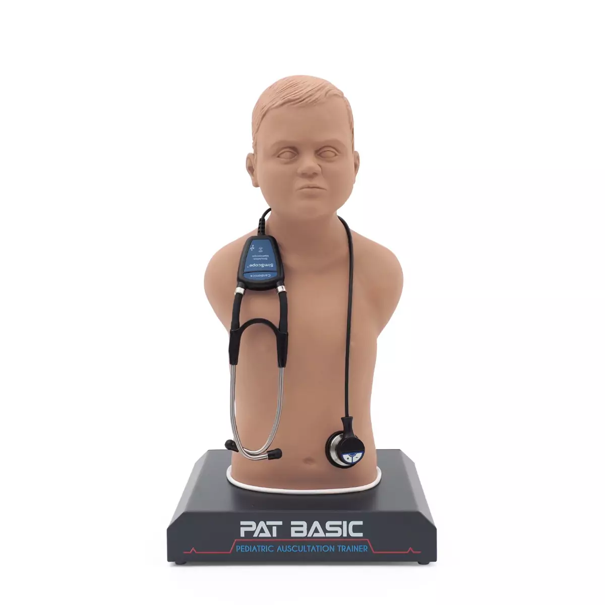 PAT BasicĀ® - Affordable Pediatric Auscultation Manikin
